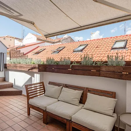 Ferienwohnung Espectacular Atico En El Centro Madrid Exterior foto